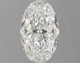 0.64ct Oval Lab Grown Diamond (Colour F, Clarity VVS2, IGI Certified)
