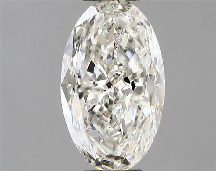 0.50ct Oval Natural Diamond (Colour J, Clarity SI1, GIA Certified)