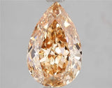 3.02ct Pear Lab Grown Diamond (Colour Fancy Intense Orange Yellow, Clarity VVS2, IGI Certified)