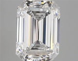 4.00ct Emerald Lab Grown Diamond (Colour E, Clarity VVS2, IGI Certified)