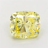 4.02ct Cushion modified Lab Grown Diamond (Colour Fancy Yellow, Clarity VS2, IGI Certified)