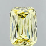 4.26ct Cushion modified Lab Grown Diamond (Colour Fancy Intense Yellow, Clarity VVS2, IGI Certified)