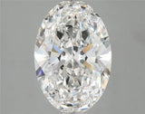 4.29ct Oval Lab Grown Diamond (Colour F, Clarity VVS2, IGI Certified)