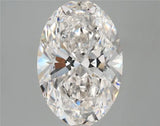 4.39ct Oval Lab Grown Diamond (Colour G, Clarity VVS2, IGI Certified)