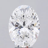 4.41ct Oval Lab Grown Diamond (Colour E, Clarity VVS1, IGI Certified)
