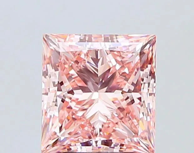 4.50ct Princess Lab Grown Diamond (Colour Fancy Intense Pink, Clarity VVS2, IGI Certified)