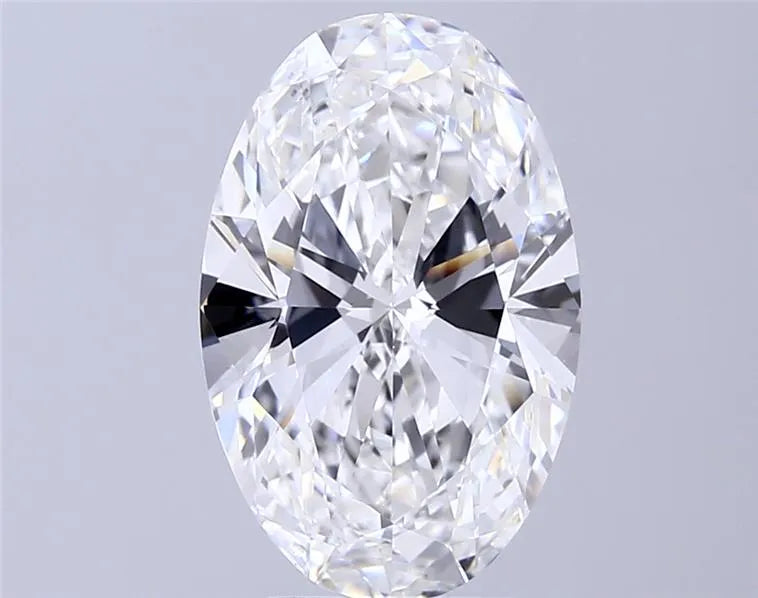 4.58ct Oval Lab Grown Diamond (Colour E, Clarity VVS2, IGI Certified)