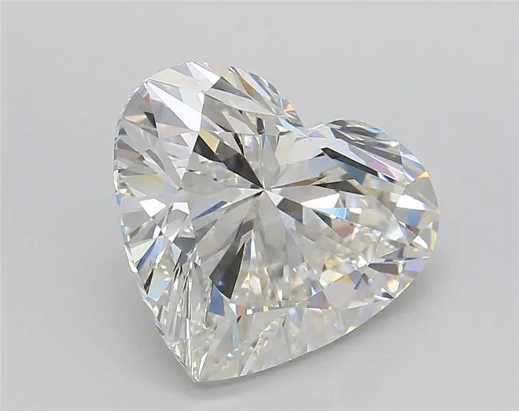 4.01ct Heart Lab Grown Diamond (Colour F, Clarity VVS2, IGI Certified)