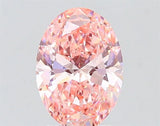 2.51ct Oval Lab Grown Diamond (Colour Fancy Vivid Pink, Clarity VS2, IGI Certified)