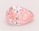 0.54ct Pear Lab Grown Diamond (Colour Fancy Vivid Pink, Clarity VVS2, IGI Certified)