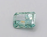 0.26ct Radiant Lab Grown Diamond (Colour Fancy Vivid Green, Clarity VS2, IGI Certified)