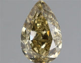 0.95ct Pear Lab Grown Diamond (Colour Fancy Gray Yellow, Clarity VS1, IGI Certified)