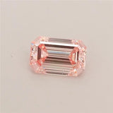 0.32ct Emerald Lab Grown Diamond (Colour Fancy Pink, Clarity VS1, IGI Certified)