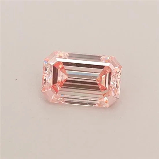 0.32ct Emerald Lab Grown Diamond (Colour Fancy Pink, Clarity VS1, IGI Certified)