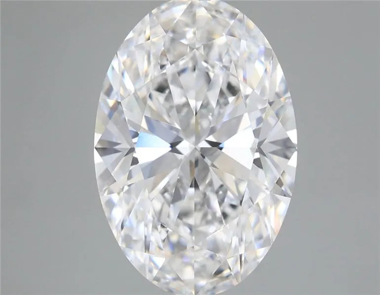 5.53ct Oval Lab Grown Diamond (Colour E, Clarity VVS2, IGI Certified)