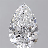 3.02ct Pear Lab Grown Diamond (Colour D, Clarity VVS2, IGI Certified)