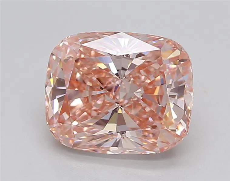 2.77ct Cushion brilliant Lab Grown Diamond (Colour Fancy Vivid Pink, Clarity VS1, IGI Certified)