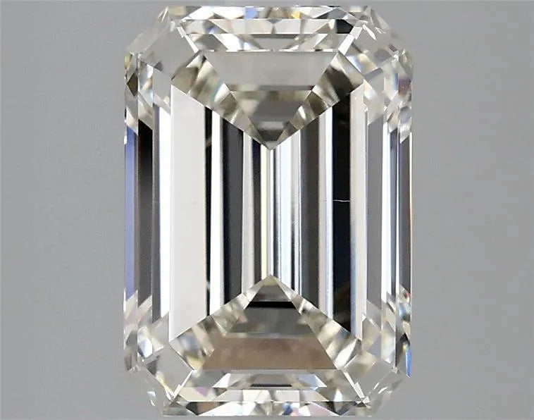 2.98ct Emerald Lab Grown Diamond (Colour I, Clarity VS2, IGI Certified)