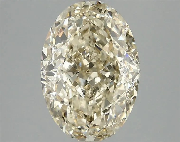 3.10ct Oval Lab Grown Diamond (Colour Fancy Yellow, Clarity VS1, IGI Certified)