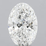 3.10ct Oval Lab Grown Diamond (Colour D, Clarity VS2, IGI Certified)