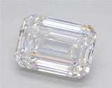 5.05ct Emerald Lab Grown Diamond (Colour D, Clarity VVS2, IGI Certified)