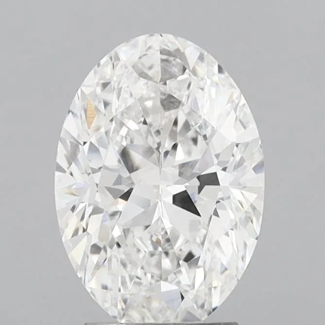 3.03ct Oval Lab Grown Diamond (Colour E, Clarity VVS2, IGI Certified)