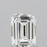 0.53ct Emerald Lab Grown Diamond (Colour D, Clarity VS1, IGI Certified)