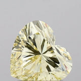 1.09ct Heart Lab Grown Diamond (Colour Fancy Yellow, Clarity VS2, IGI Certified)