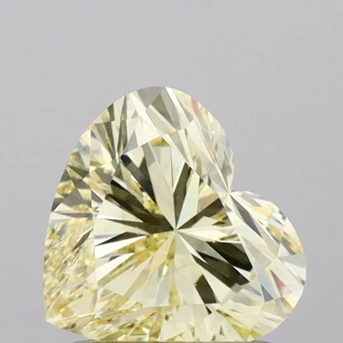 1.09ct Heart Lab Grown Diamond (Colour Fancy Yellow, Clarity VS2, IGI Certified)
