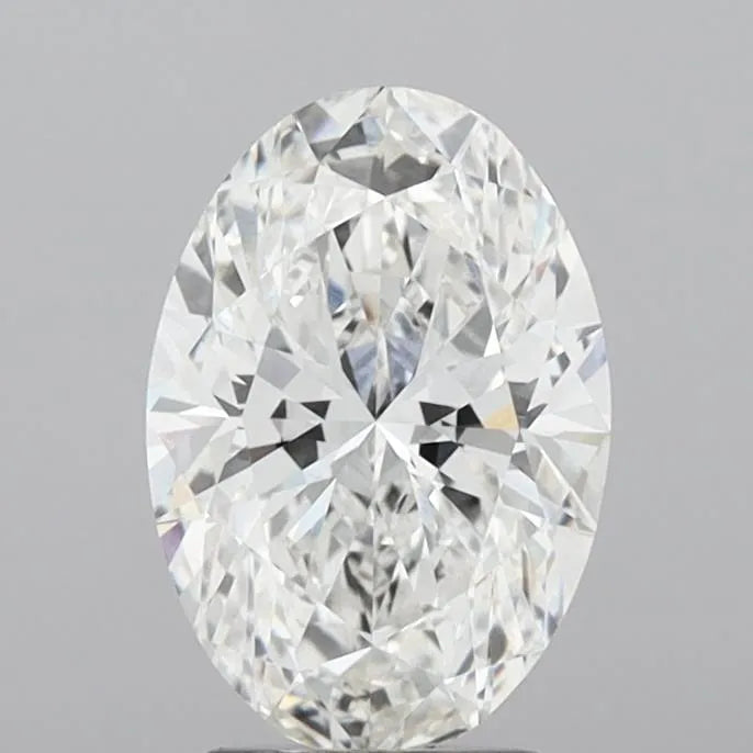 4.02ct Oval Lab Grown Diamond (Colour G, Clarity VVS2, IGI Certified)