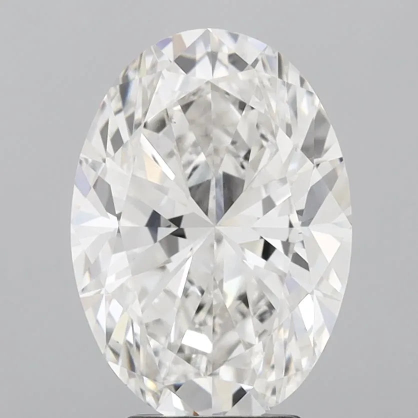 4.00ct Oval Lab Grown Diamond (Colour F, Clarity VS1, IGI Certified)