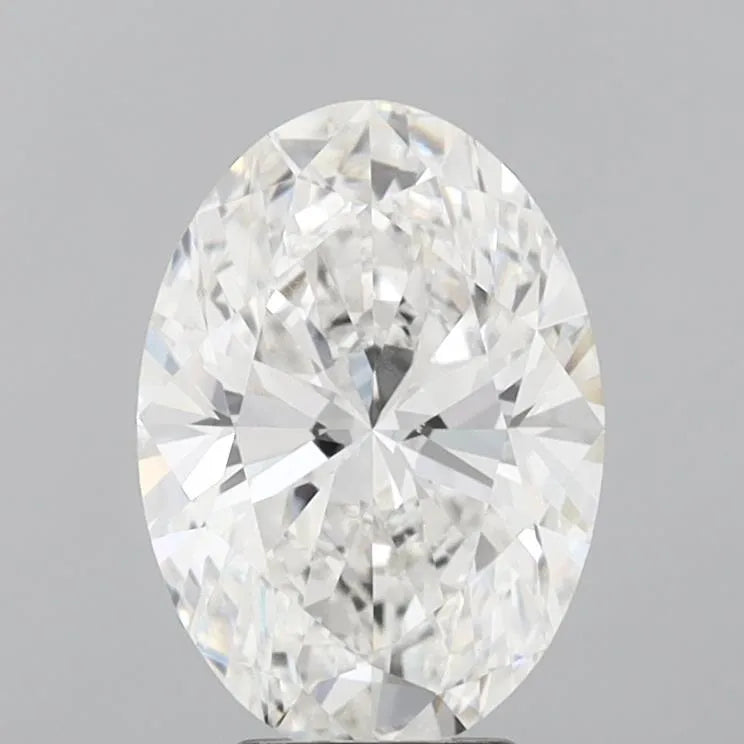 4.06ct Oval Lab Grown Diamond (Colour E, Clarity VVS2, IGI Certified)
