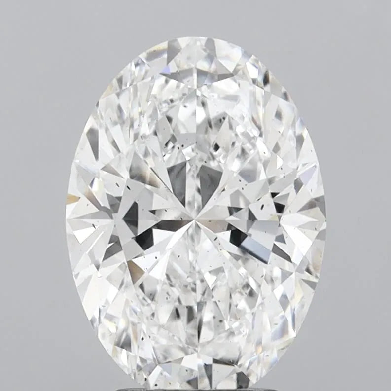3.12ct Oval Lab Grown Diamond (Colour D, Clarity SI1, IGI Certified)