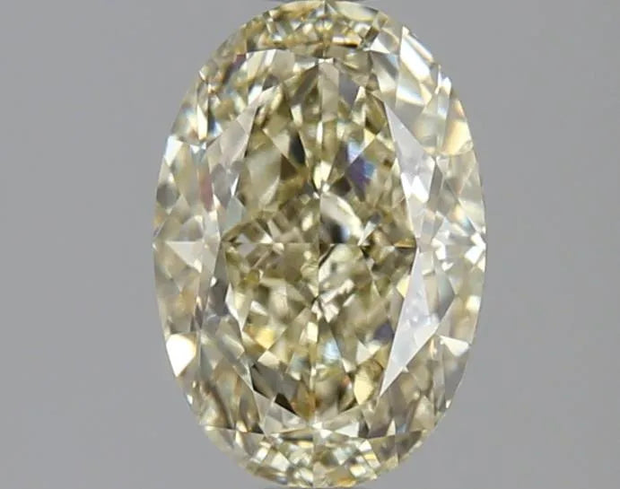 1.85ct Oval Lab Grown Diamond (Colour Fancy Light Yellow, Clarity VVS2, Cut GD, IGI Certified)