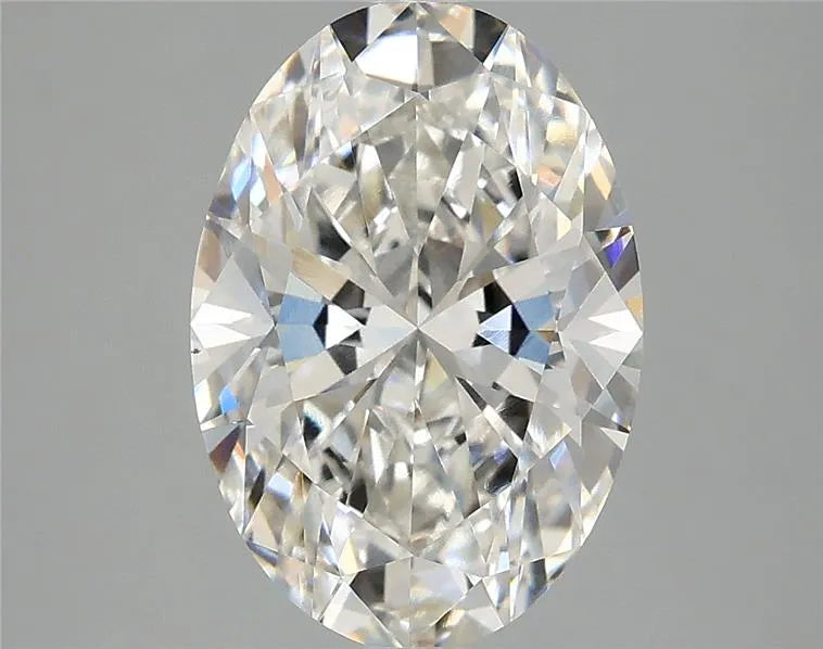 2.94ct Oval Lab Grown Diamond (Colour G, Clarity VS2, IGI Certified)