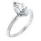 1.74 Carat Marquise 6-Prong Solitaire Engagement Ring