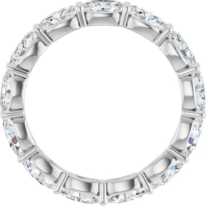 14K White 2 1/2 CTW Lab-Grown Diamond Eternity Band
