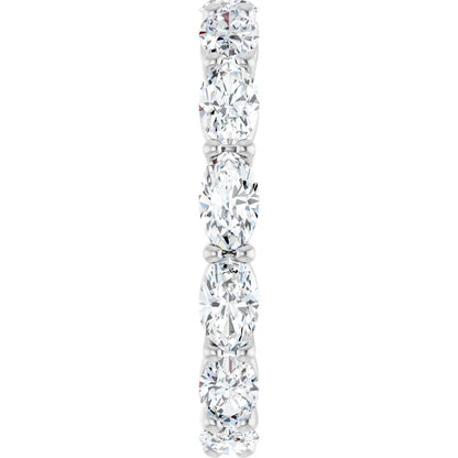 14K White 2 1/2 CTW Lab-Grown Diamond Eternity Band