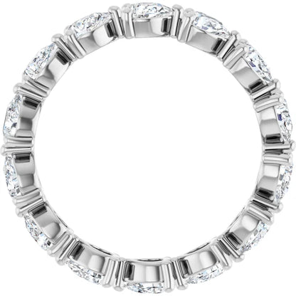 14K White 2 CTW Lab-Grown Diamond Eternity Band