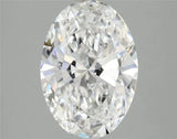 2.80ct Oval Lab Grown Diamond (Colour E, Clarity VS2, IGI Certified)