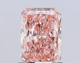 1.11ct Radiant Lab Grown Diamond (Colour Fancy Intense Pink, Clarity VS1, IGI Certified)