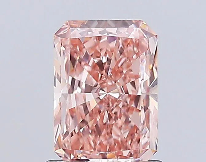 1.11ct Radiant Lab Grown Diamond (Colour Fancy Intense Pink, Clarity VS1, IGI Certified)