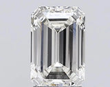 2.58ct Emerald Lab Grown Diamond (Colour H, Clarity VVS2, IGI Certified)