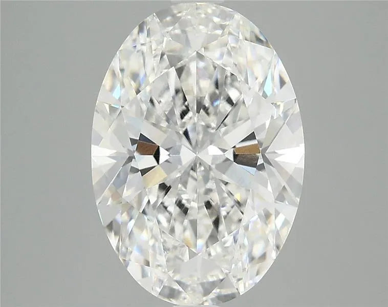 4.00ct Oval Lab Grown Diamond (Colour E, Clarity VVS2, IGI Certified)