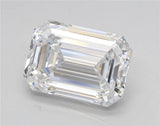 2.73ct Emerald Lab Grown Diamond (Colour D, Clarity VVS2, GIA Certified)