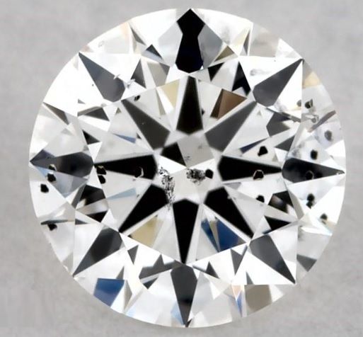 0.40ct Round Natural Diamond (Colour F, Clarity I1, Cut EX, GIA Certified)