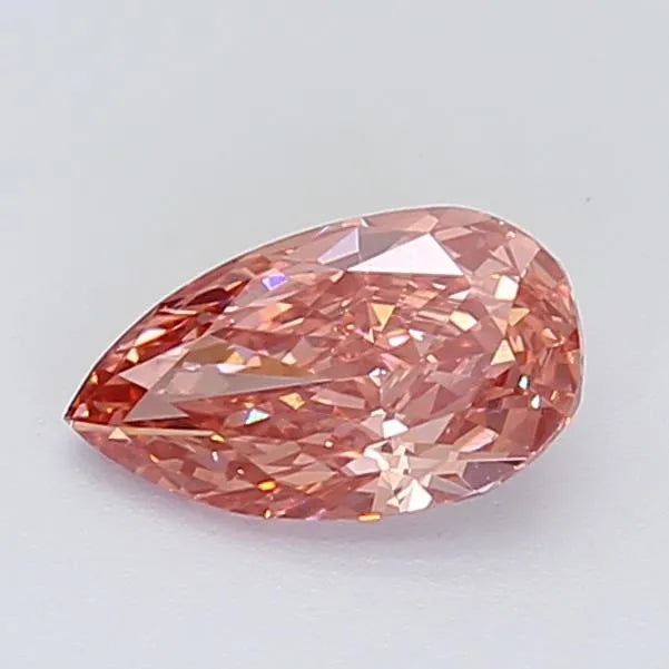 1.05ct Pear Lab Grown Diamond (Colour Fancy Brown Pink, Clarity VS1, IGI Certified)