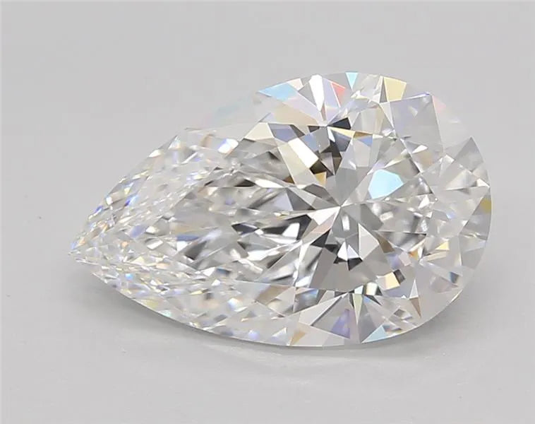 3.01ct Pear Lab Grown Diamond (Colour E, Clarity VVS2, IGI Certified)