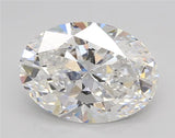 4.00ct Oval Lab Grown Diamond (Colour E, Clarity VS1, IGI Certified)