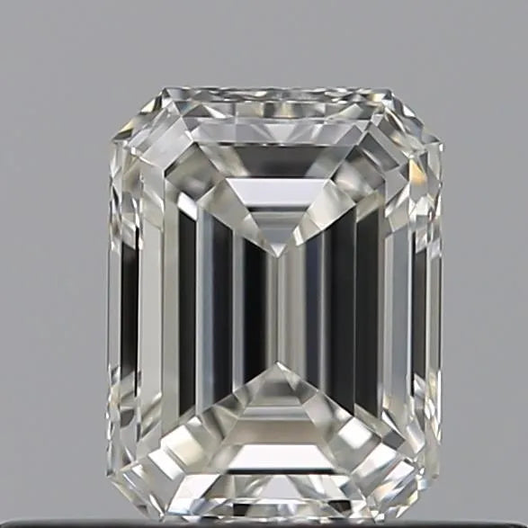 0.43ct Emerald Natural Diamond (Colour H, Clarity VVS1, GIA Certified)